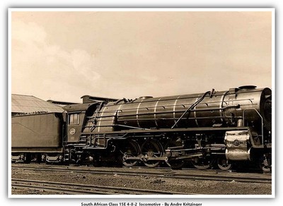 South African Class 15E 4-8-2   train railroad _issue5