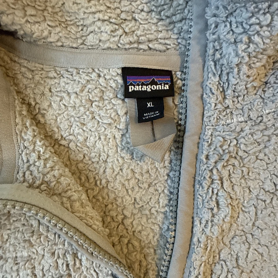 Pullover polar Patagonia LOS GATOS gris media cremallera talla XL para mujer Foto 3 de 4
