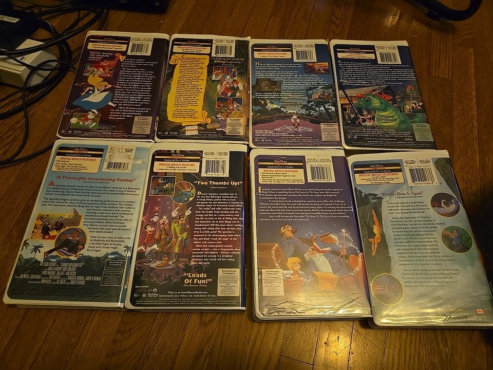 Disney Gold Classic Collection VHS Lot of 8 - Image 2 of 2