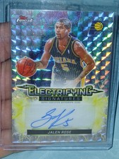 2025-26 Topps Finest - Electrifying Signatures Geometric Jalen Rose #ESG-JR (AU)