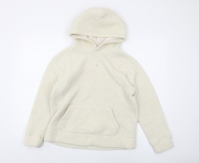 Gap Kinder Mädchen Elfenbein Fleece Pullover Hoodie XL