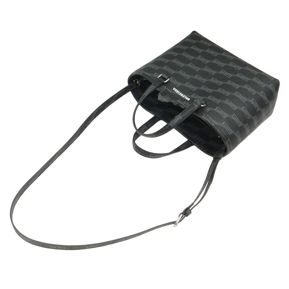 Balenciaga Black BB Monogram Coated Canvas Signature Small East West 139273388