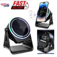 Wireless Induction Speaker 3-in-1 Bluetooth Speaker With Phone Stand