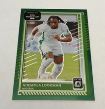 2025-26 Donruss Soccer FIFA Optic Green Prizm Ademola Lookman SSP # 5 Nigeria