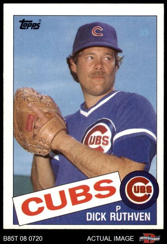 1985 Topps #563 Dick Ruthven Cubs 6 - EX/MT | eBay