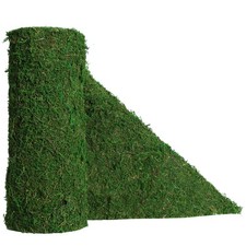 Moss Roll, Dried Moss for Crafts, Moss Table Runner for Fairy Gardens, Weddin...