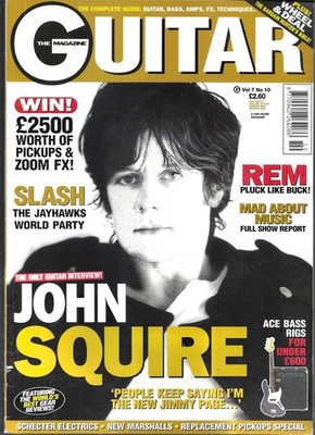 GUITAR THE MAGAZINE VOL. 7 NO. 10 AUGUST 1997 (FN) JOHN SQUIRE, SLASH, R.E.M.