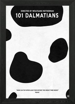 101 Dalmatiner Gerahmtes Wandbild Poster Leinwanddruck Bild