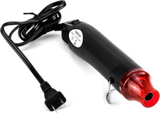 300W Heat Gun 110V Mini Hot Air Shrink Tools with Stand for Crafts Embossing DIY