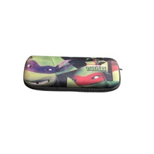 Turtle-themed glasses and case. Ninja Raphael