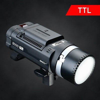 SMDV B500 TTL & HSS Kompaktblitz mit Akku by studio-ausruestung.de