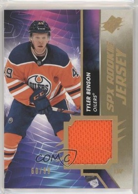 2020-21 SPx Rookie Jersey Gold Spectrum 60/99 Tyler Benson #RJ-TB RC 1hs9