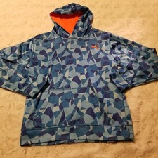 Puma Youth Hoodie Sweatshirt Pullover Size Boys XL 18/20 Blue