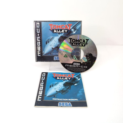TOMCAT ALLEY SEGA MEGA CD Complete Multilingual (ITA) - Tested Excellent Condition