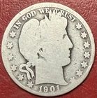 1901-O  Barber Half Dollar. Free Shipping