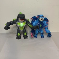 Beast  Lab 6.5" PANTHER & SHARK Beast Creator COLLECTOR FIGURE Set