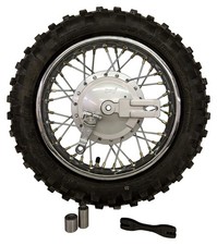 Complete Rear Rim Wheel Brake Sprocket Assembly with Tire for Honda CRF 70 XR 70