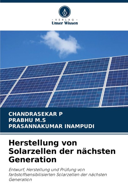 Chandrasekar P (U. A.) | Herstellung Von Solarzellen Der NäChsten Generation-image