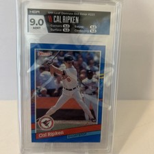 1991 Donruss Cal Ripken Orioles #223 ERROR card no dot after INC HGA 9