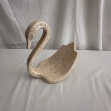 Swan Ceramic Hand Towel Holder Vintage