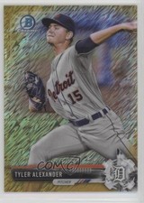2017 Bowman Chrome Prospects Gold Shimmer Refractor 45/50 Tyler Alexander 0dm