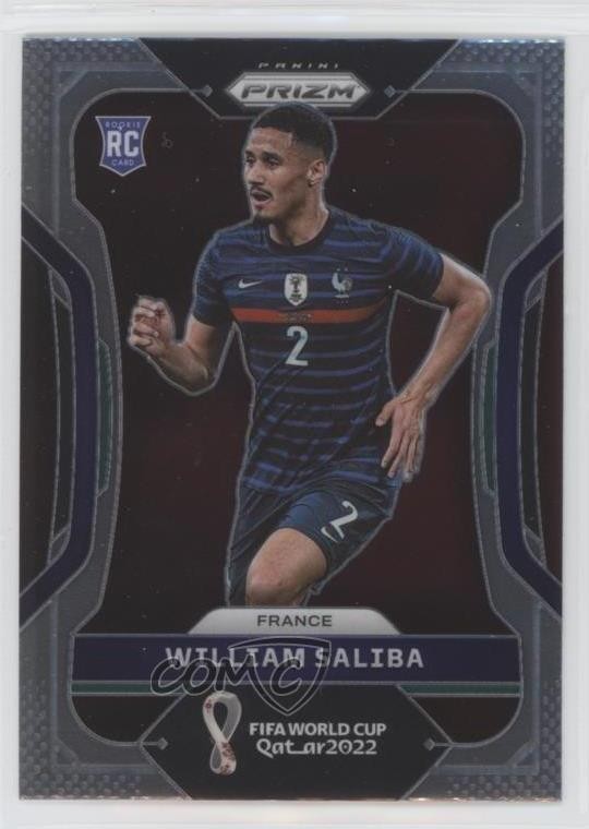 2022 Panini Prizm World Cup Qatar William Saliba #106 Rookie RC 1u6