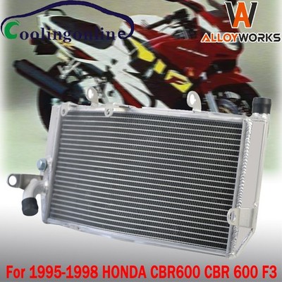alloyworks Aluminum Radiator fit 1995-1998 Honda CBR600 CBR 600 F3 Free Shipping