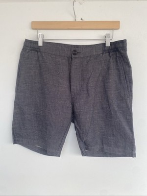 Good Man Brand Linen Blend 9  Shorts In Indigo Heather Size M