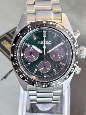 Seiko Prospex Speedtimer SSC933 | Green Dial | Solar Chronograph   JDM