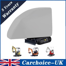 Full Cover For Mini Excavator Grey Outdoor Snow Dust Rain Resistant New GEARZAAR