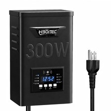 HIBOITEC 300W Low Voltage Transformer with Dusk to Dawn Photocell Timer
