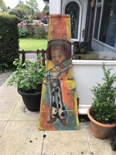 Original Southport Pleaure  Land Metal Sign, Fairground