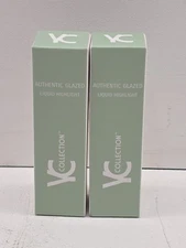 2 PACK! YC Collection Authentic Glazed Liquid Highlight .5mL/0.17oz