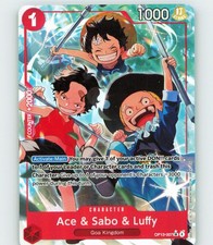 Ace & Sabo & Luffy (Alternate Art) OP13-007 One Piece Foil NM