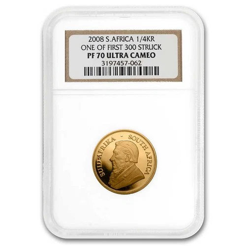 Photo of a 2008 Gold Krugerrand 1/4 oz from an eBay sale