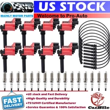 Ignition Coil+Spark Plug+Wire Set For Dodge Durango Ram 1500 2500 3500 5.7L V8