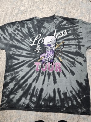IROOCHI Loveless Tour Tie Dye Shirt Affliction Style Skulls Hearts Size 3XL
