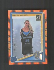 2025 Donruss WNBA #88 Hailey Van Lith Orange Laser #/199 RC