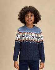 NWT Gymboree First Frost Fair Isle Sweater Boy's Size 6