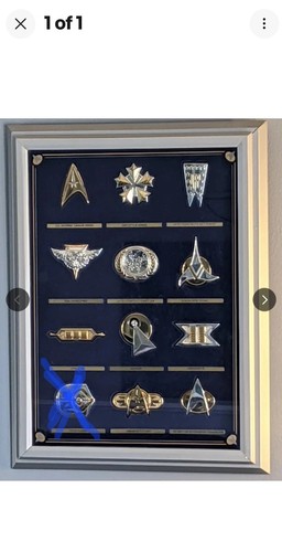 Star Trek Choose One ( 1 ) FRANKLIN MINT 925 SILVER INSIGNIA PLAQUE BADGE
