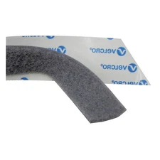 VELCRO BRAND 128919 Hook-and-Loop Fastener, Gray, Roll 15A780