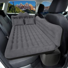 Car Air Mattress, Inflatable SUV Truck Air Mattress Back Seat Camping Bed Thicke