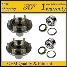 Front Wheel Hub & Bearing & Seal Kit FOR 2001-2007 Toyota Sequoia 4WD 4x4 (PAIR)