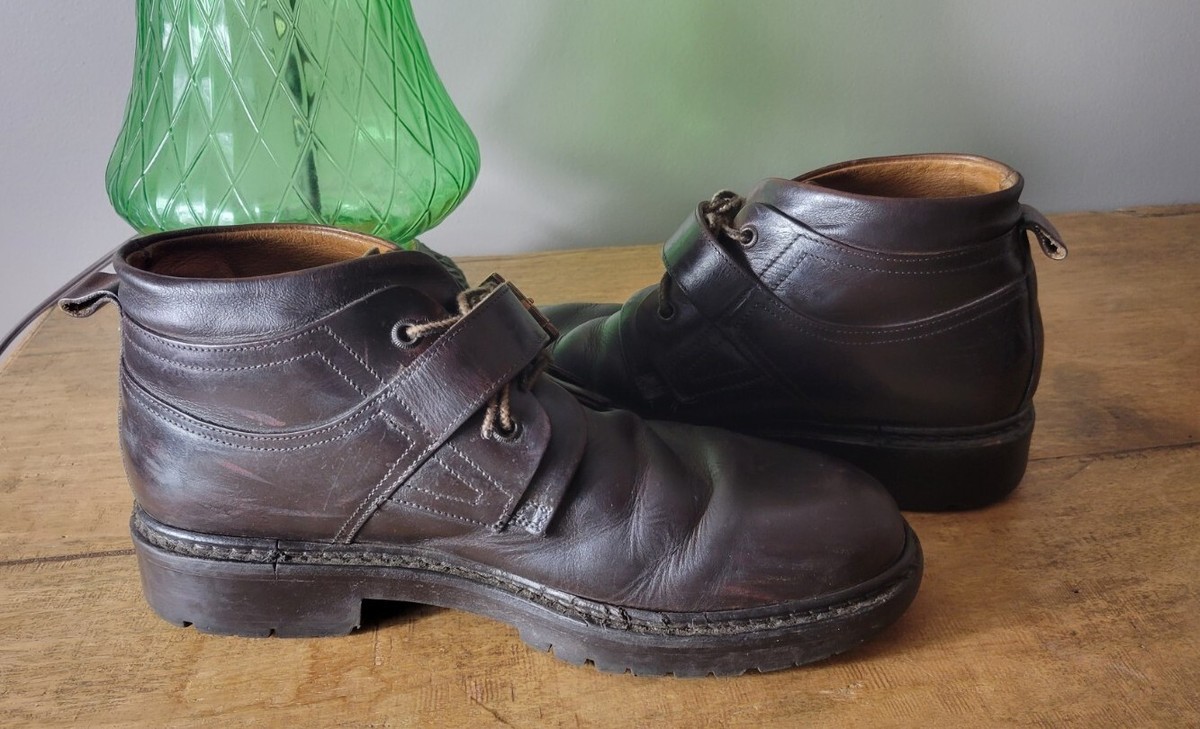 Johnston & Murphy Mens Brown Leather Monk Strap Chukka Boots Italy 10 20-7356 Men main image 4