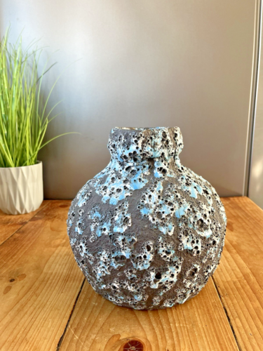 HERVORRAGENDE MID CENTURY 60ER JAHRE VULKAN FAT LAVA KERAMIK KRUG VASE WESTDEUTSCH FRANZÖSISCH ? - Bild 12 von 17