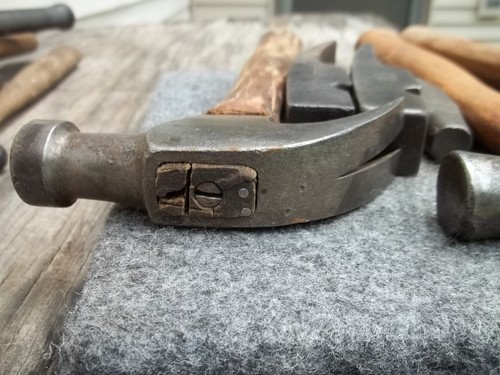 6 Vintage Tool Plumb Claw Brick Hammer Fayette R Plumb Tack - Picture 9 of 10