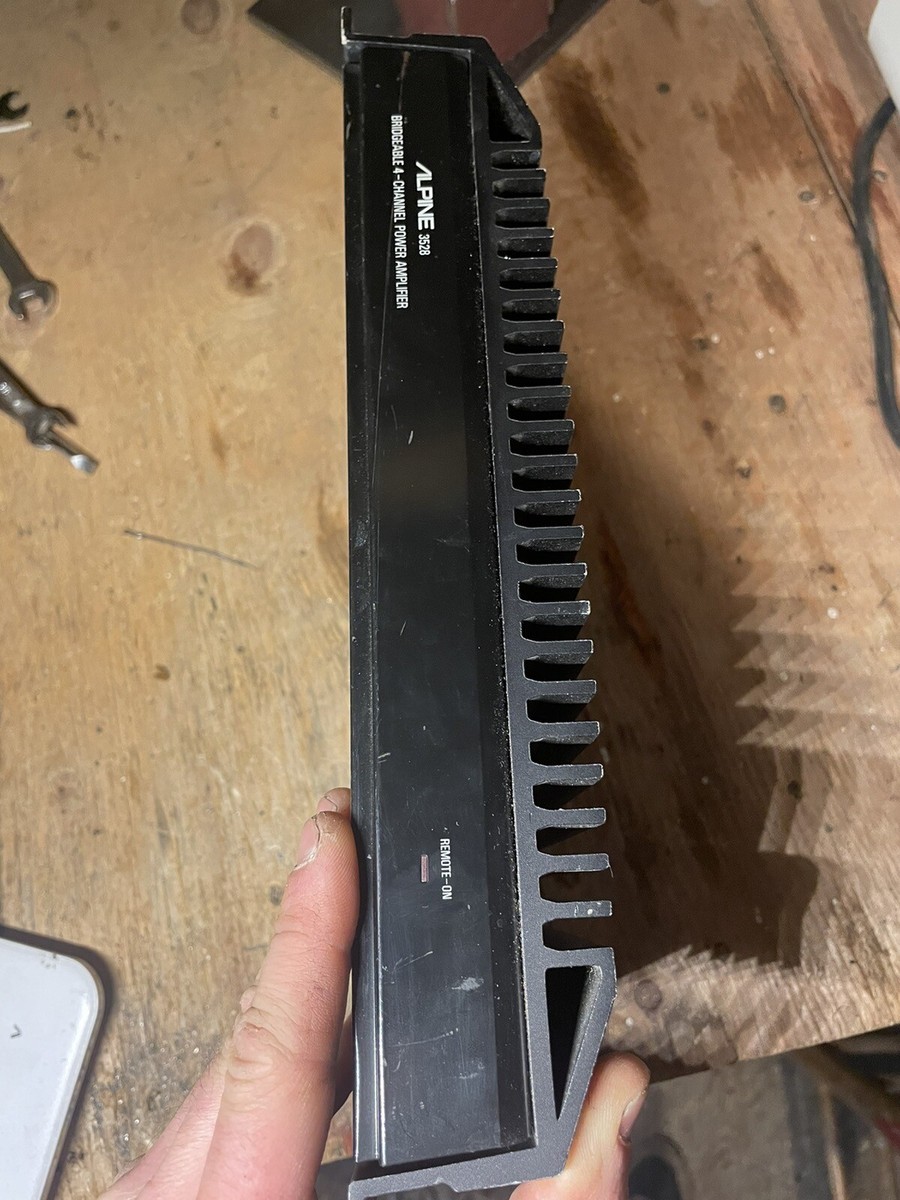 Alpine 3528 Car Stereo Amplifier Old School Made In Japan | eBay