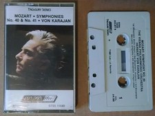 Mozart - Symphony No. 40  41 - Von Karajan - Music Cassette Tape