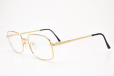 ITALIAN DESIGN Titanium Pilot Gold Metal Vintage Frame Eyewear 199 N.O.S   Man