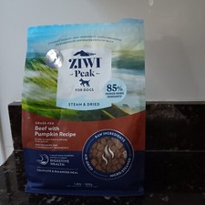 ZIWI Peak Steam  Dried Dog Food Grass Fed Beef  Pumpkin Recipe High Protein70 